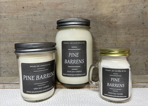 Pine Barrens - Scented Soy Wax Candle | Fall Candle