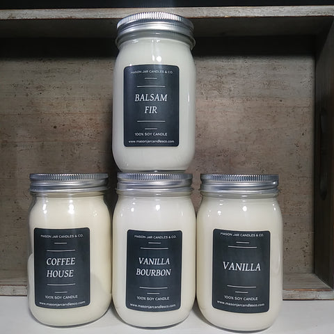 4 Pack 16 oz Candles - Soy Wax Candles | $46.59 | Free Shipping