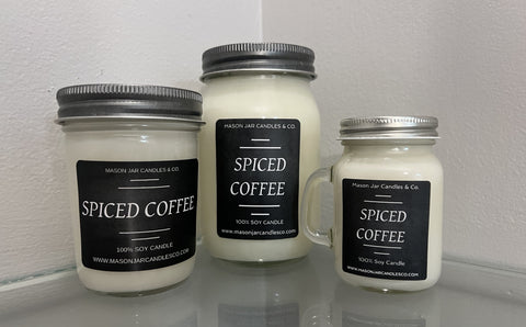 Spiced Coffee - Scented Soy Wax Candle | Fall Candle