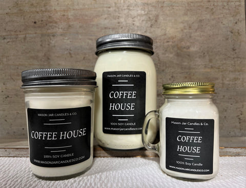 Coffee House - Scented Soy Wax Candle | Coffee Candles
