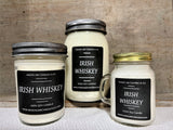 Irish Whiskey - Scented Soy Wax Candle | Mason Jar Candles