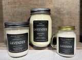 Lavender - Essential Oil Candles | Scented Soy Wax Candle | Essential Oil
