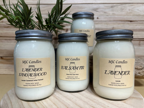4 Pack 16 oz Candles - Soy Wax Candles | $46.59 | Tan Label | Free Shipping