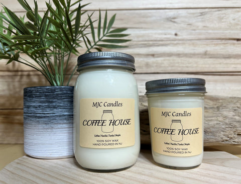 Coffee House - Scented Soy Wax Candle | Coffee Candles